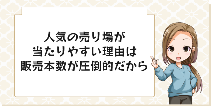 全国で宝くじの高額当せん者が多い当たりやすい売り場