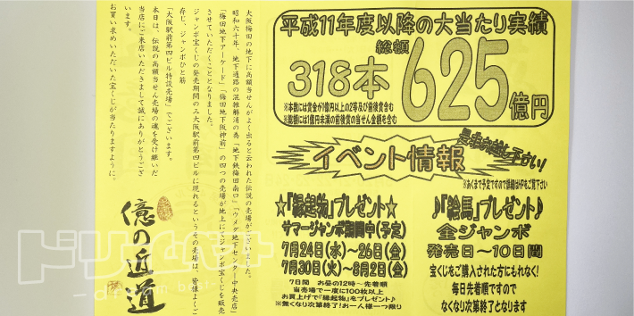 大阪駅前第4ビル特設売り場で列に並んで宝くじを購入その12