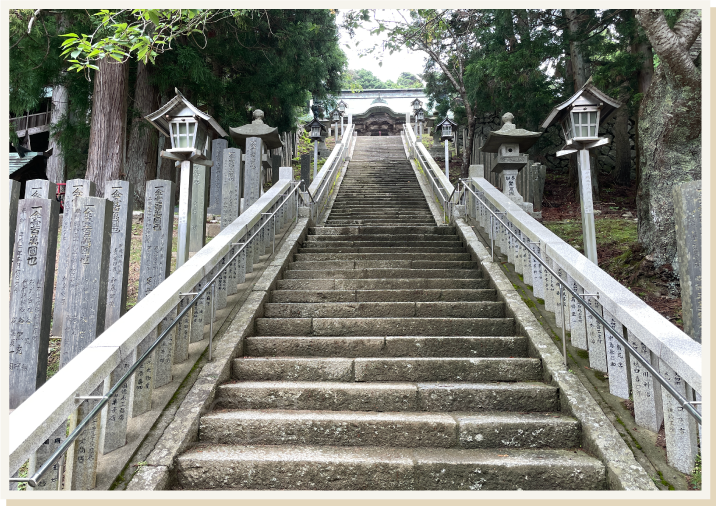 黄金山神社の拝殿へ参拝その1