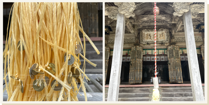 黄金山神社の拝殿へ参拝その5