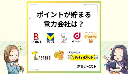 ポイントが貯まる電力会社は？共通ポイントに交換可能な新電力も紹介