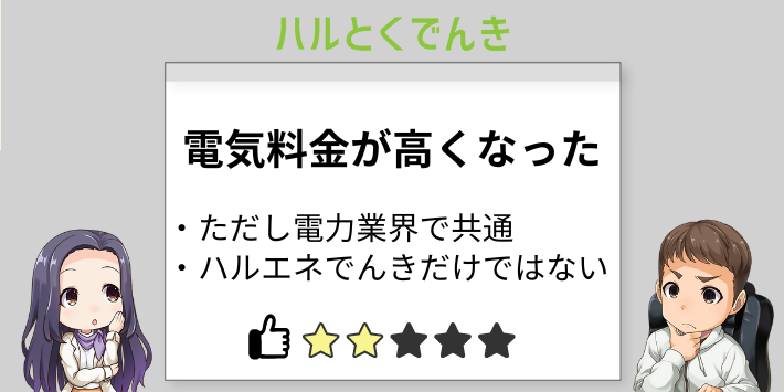 理由①：電気料金が高騰したことがある