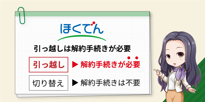 北海道電力 引っ越しは解約手続きが必要