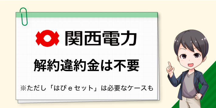 違約金は不要だがプランによっては注意