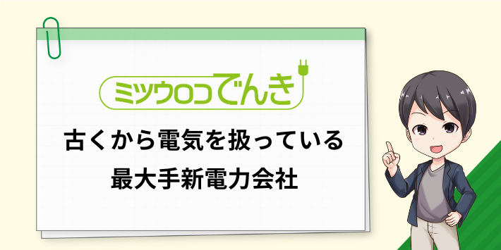 ミツウロコでんきとは