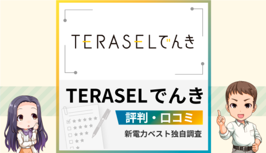 TERASELでんきの評判は？メリットとデメリットを解説